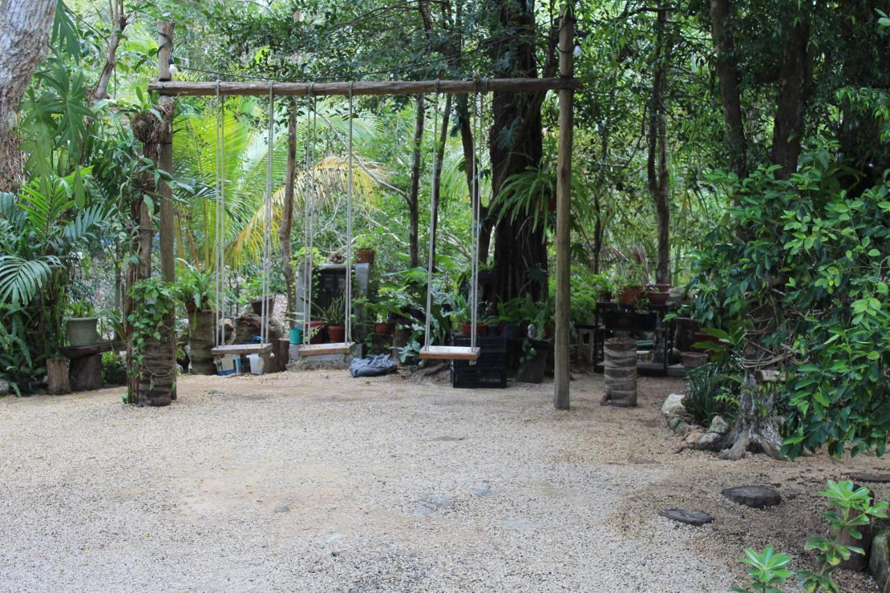 Cabanas La Alborada Villa Tulum Pueblo Buitenkant foto