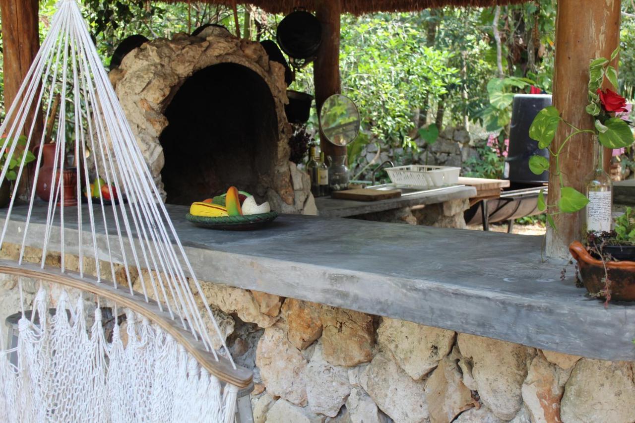 Cabanas La Alborada Villa Tulum Pueblo Buitenkant foto