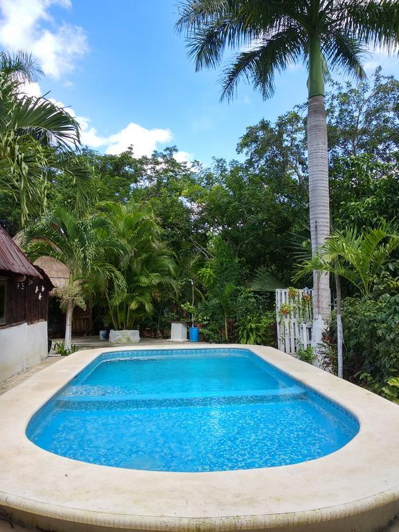 Cabanas La Alborada Villa Tulum Pueblo Buitenkant foto