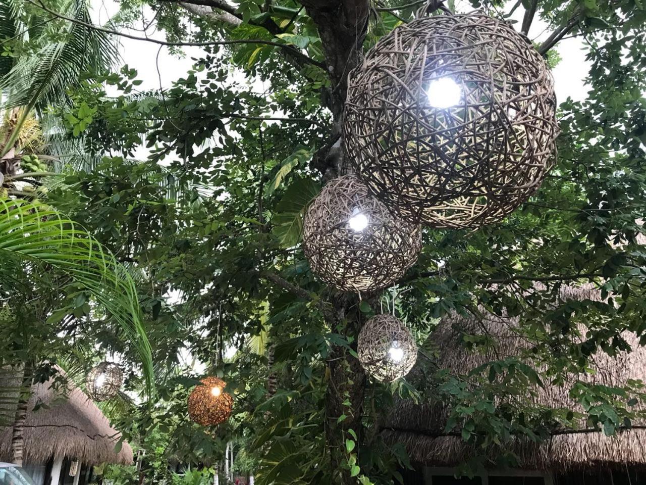 Cabanas La Alborada Villa Tulum Pueblo Buitenkant foto